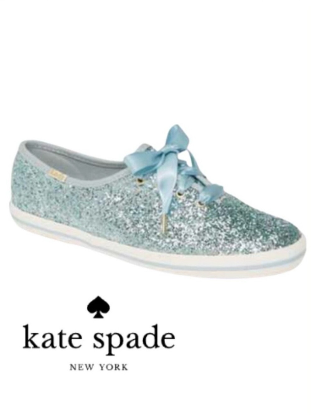 Gently used Kate Spade Tiffany Blue Keds Sneakers